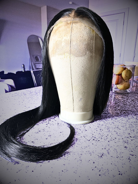 Jet Black Buss Dine Wig